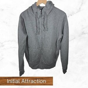 Initial Attraction size small zip up hoodie